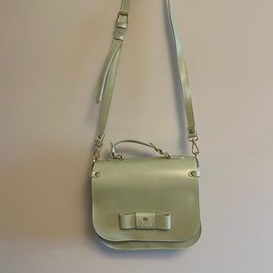 GUNAS NEW YORK Mint Green Satchel Bag